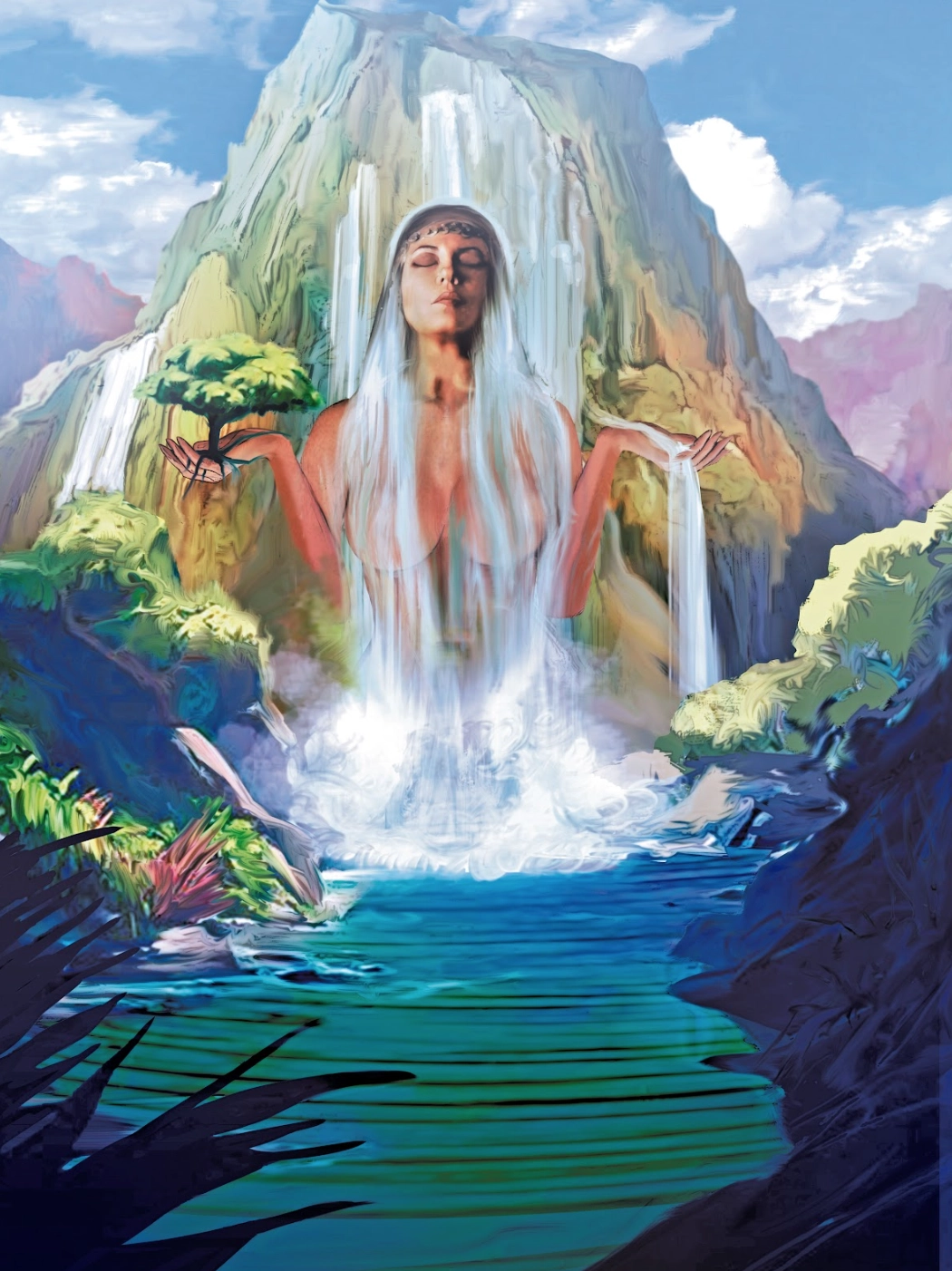 Ilustración de la baraja chaman v2